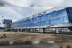 Завершено остекление терминала международного аэропорта в Уфе